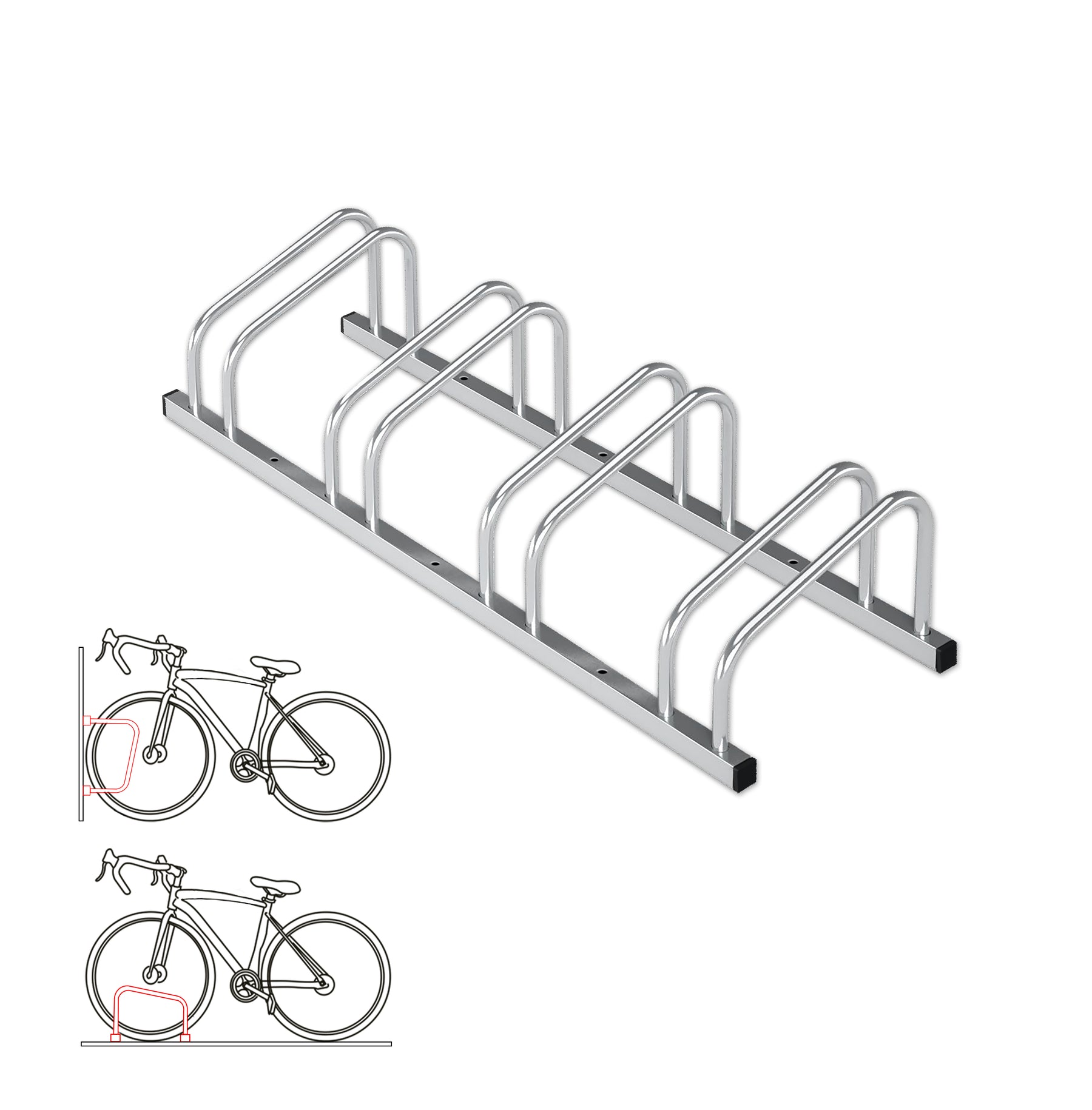 F1_fd-30707 | Silver | For 4 bikes