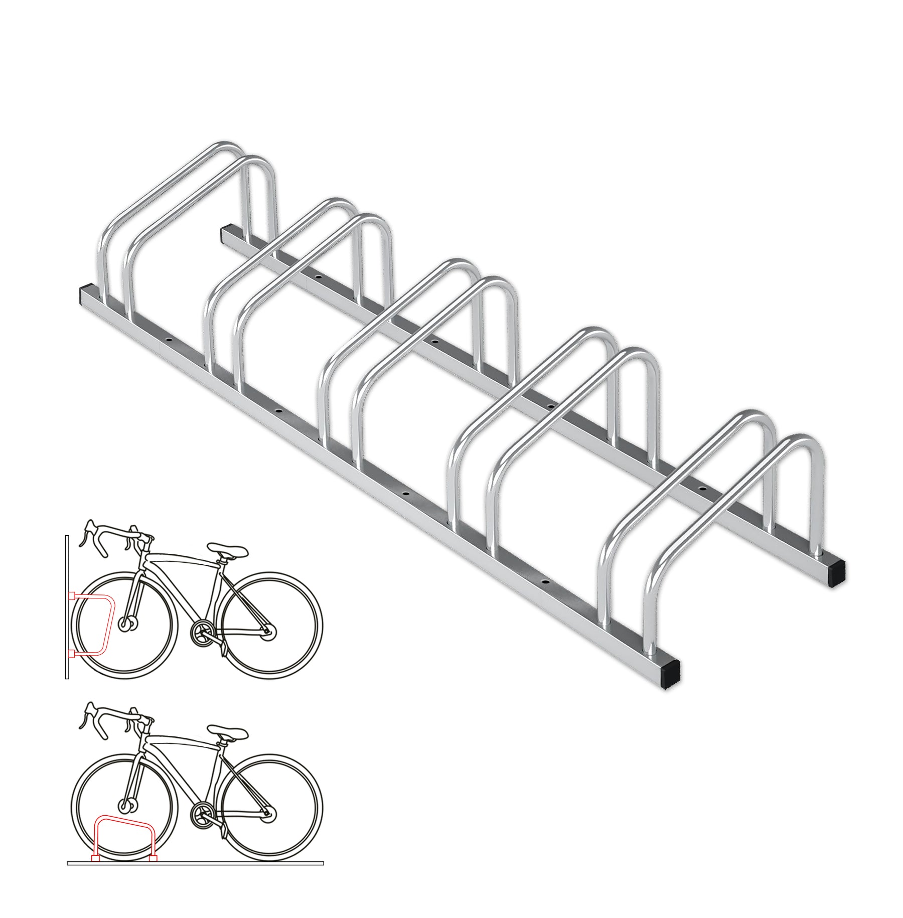 F1_fd-30708 | Silver | For 5 bikes