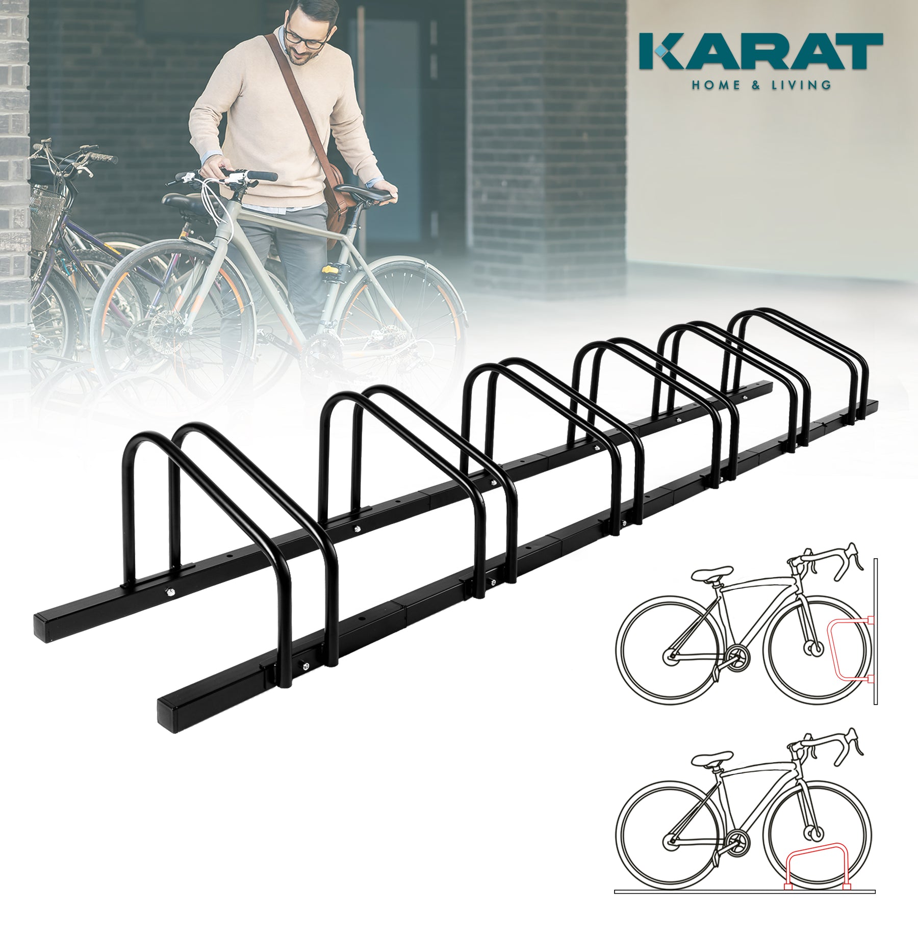 F2_fd-30704 | Black | For 6 bikes