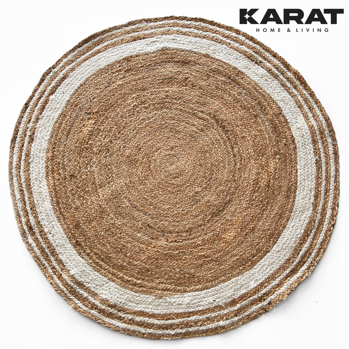 Jute Carpet Delhi  | Round | Handwoven | Natural Fibres | Various Sizes