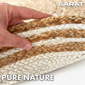 Jute Carpet Delhi  | Round | Handwoven | Natural Fibres | Various Sizes