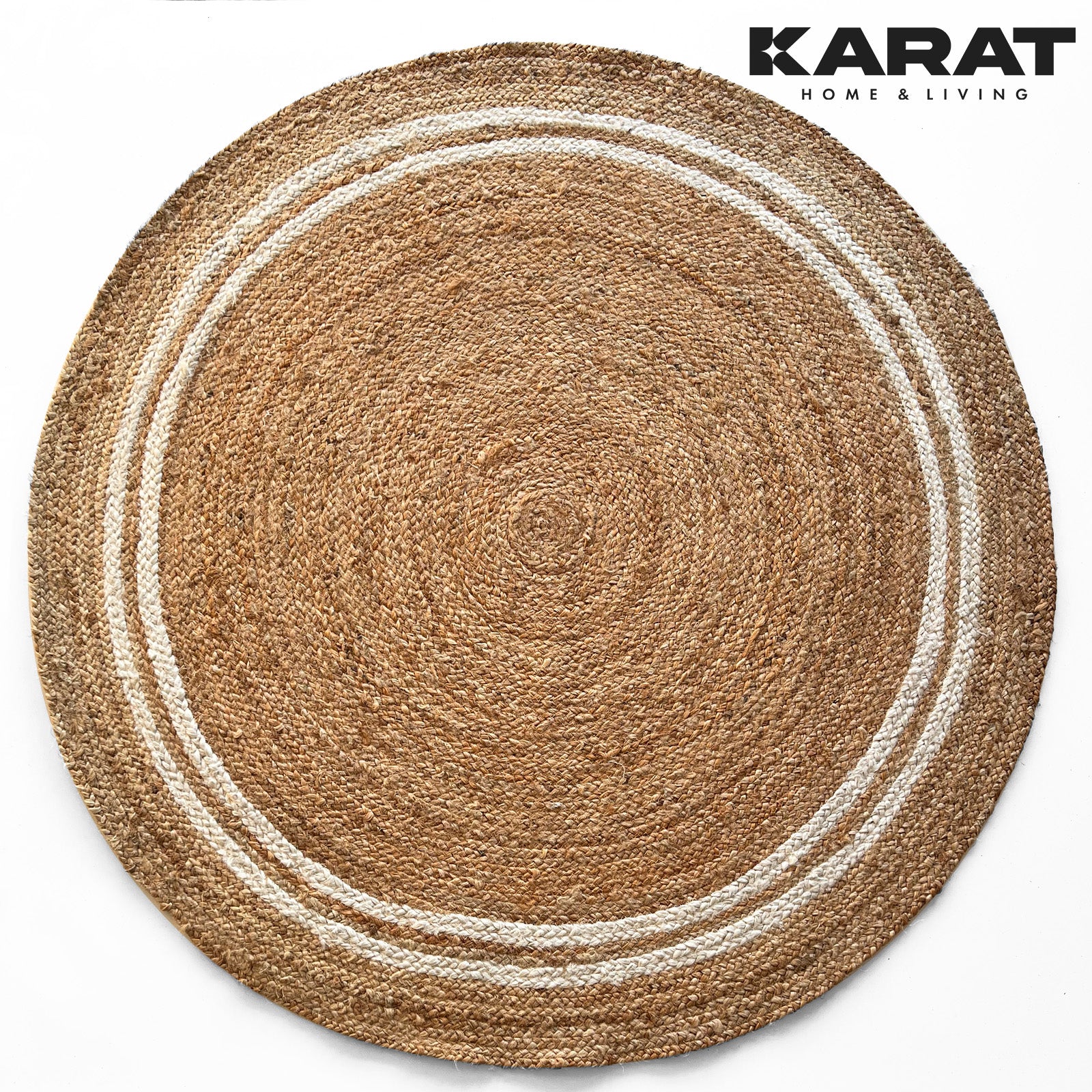 Jute Carpet Mumbai | Round | Handwoven | Natural Fibres | Various Sizes