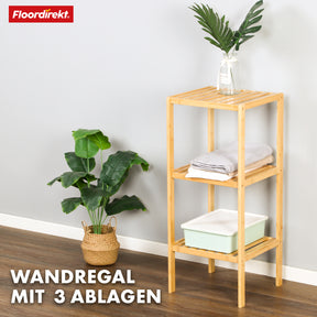 Bamboo standing shelf | Ideal for creatively arranging your home accessories | Available in 3 sizes