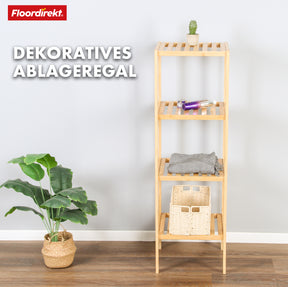 Bamboo standing shelf | Ideal for creatively arranging your home accessories | Available in 3 sizes