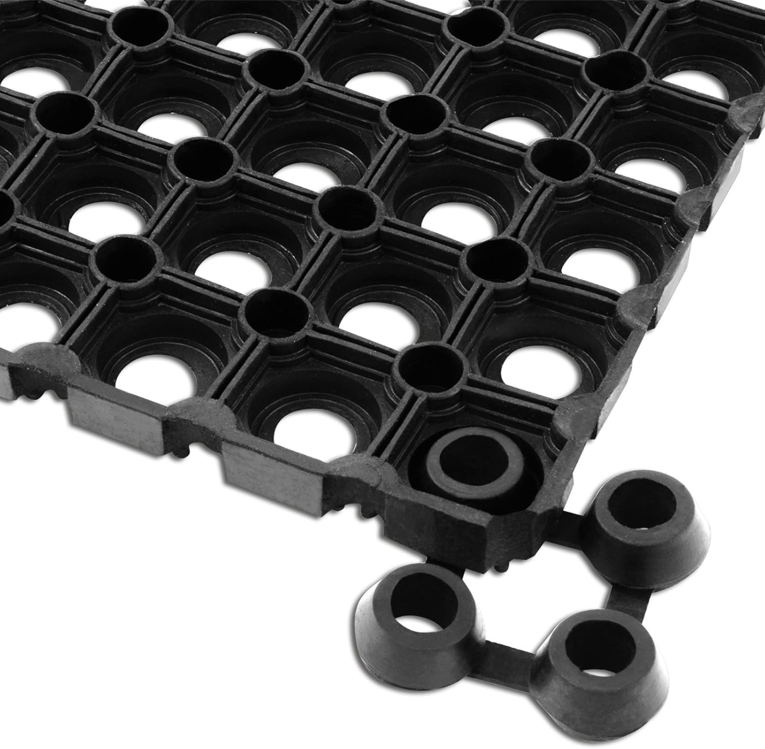 Heavy Duty Rubber Ring Mat | Honeycomb Matting | Thickness: 16 or 23 mm