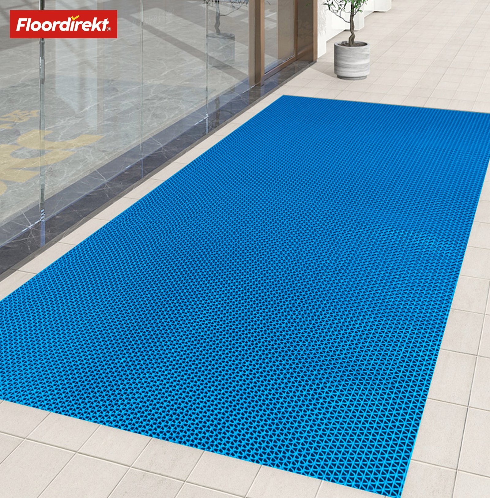 Commercial Drainage Floor Matting | Z-Mat | Hygienic and Wet Areas | Customised Size | Many Colours