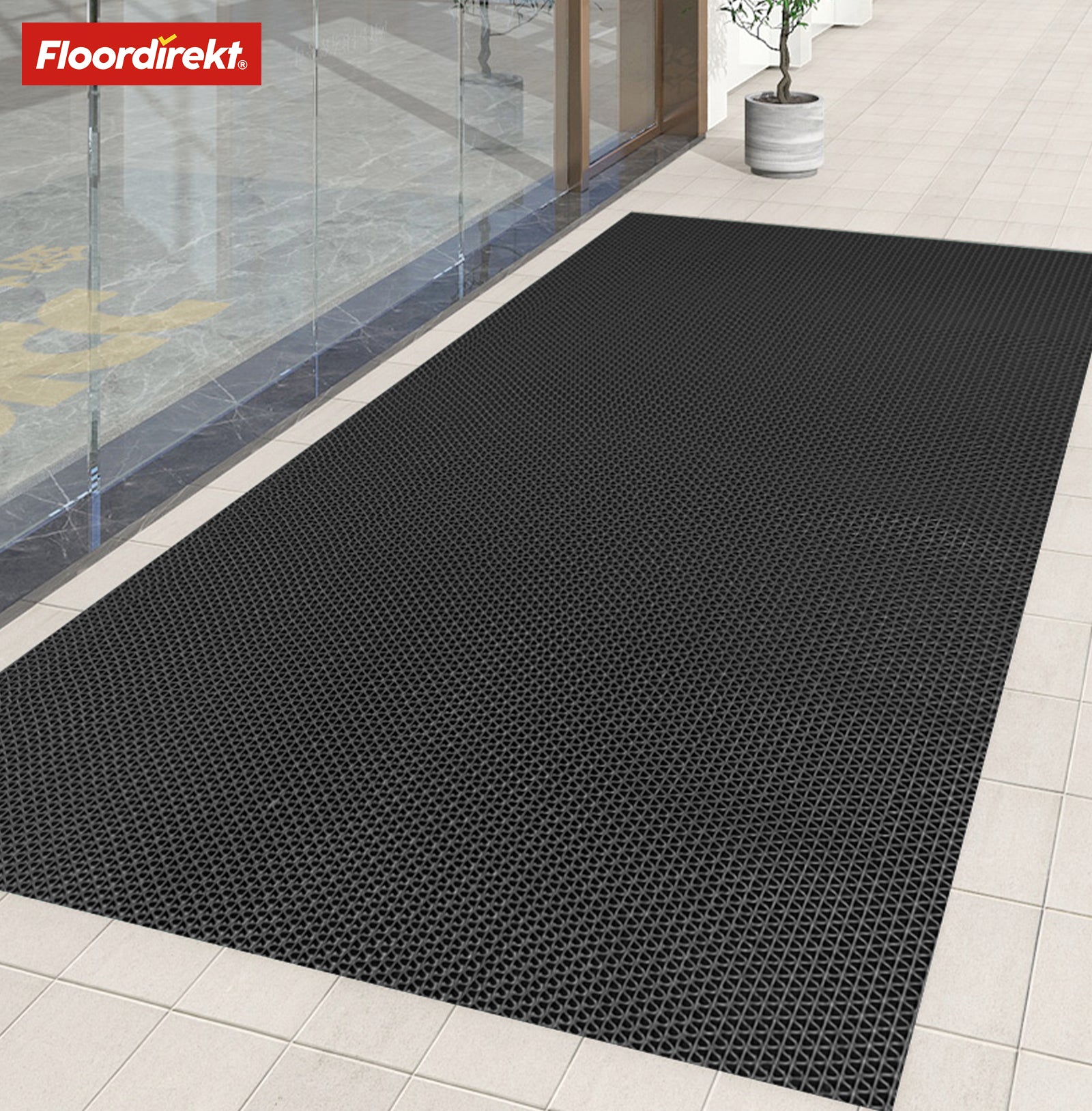 Commercial Drainage Floor Matting | Z-Mat | Hygienic and Wet Areas | Customised Size | Many Colours