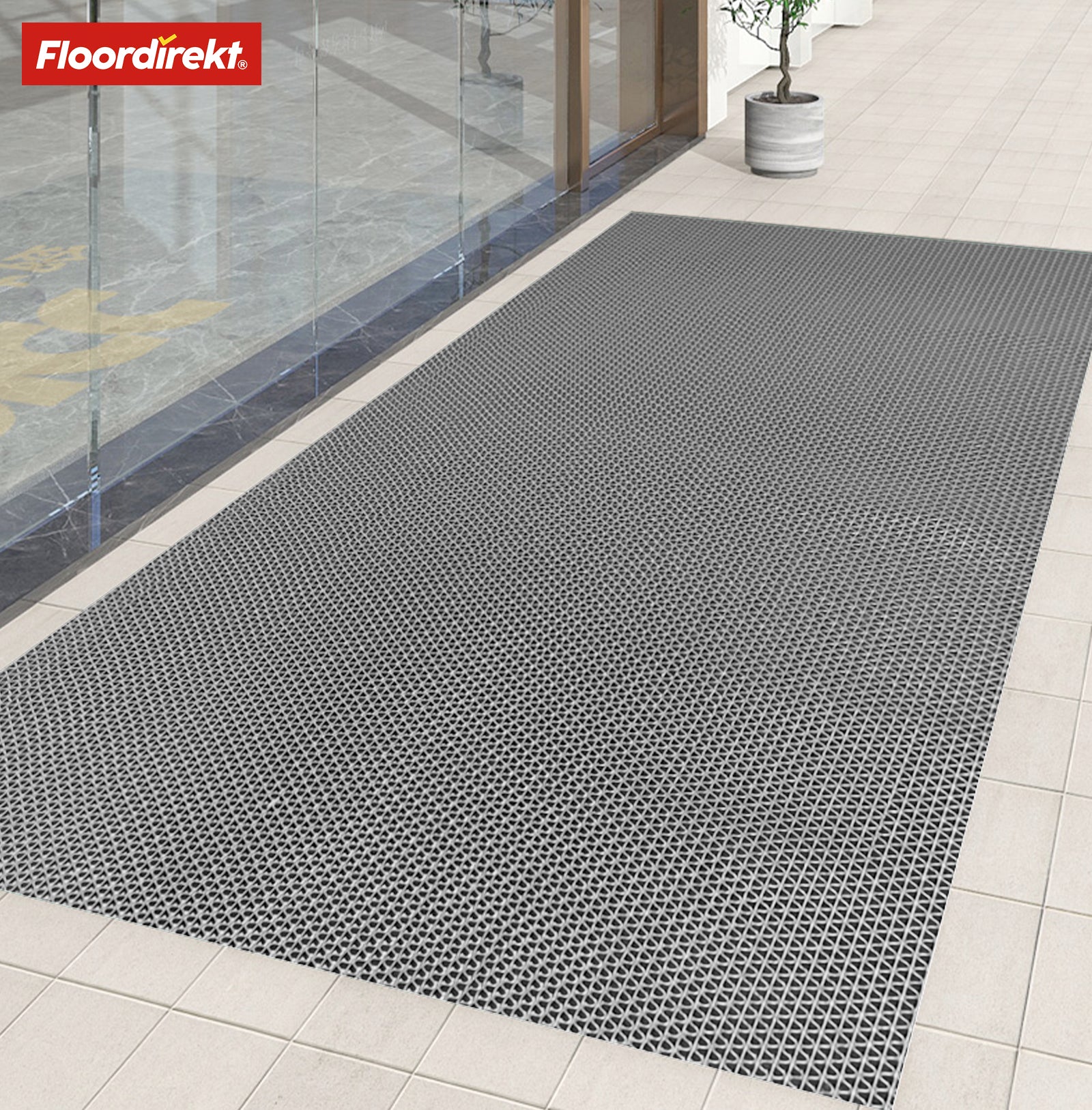 Commercial Drainage Floor Matting | Z-Mat | Hygienic and Wet Areas | Customised Size | Many Colours