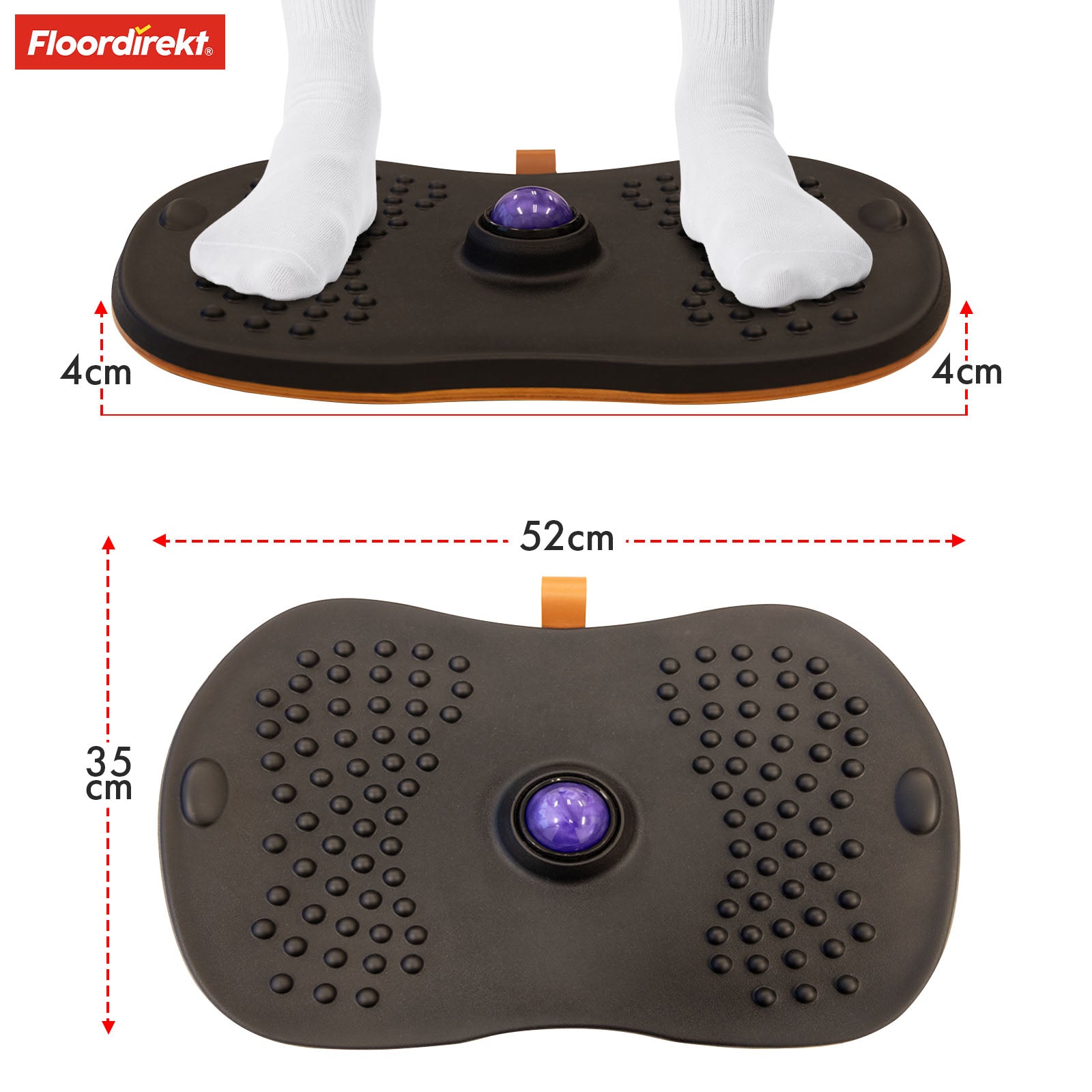 Balance Board | Hawaii | Anti-fatigue mat for standing desks in the office & home office | Workplace mat available in two versions