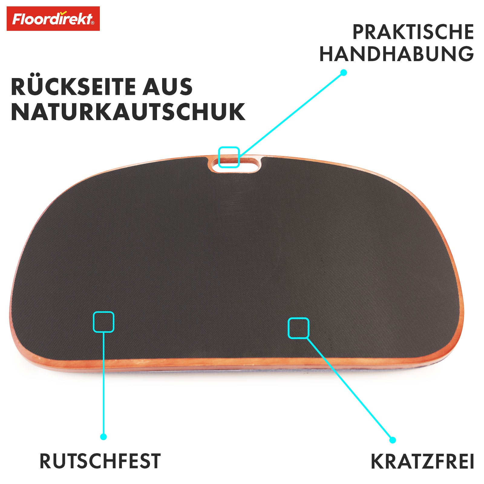 Balance Board | Hawaii | Anti-fatigue mat for standing desks in the office & home office | Workplace mat available in two versions