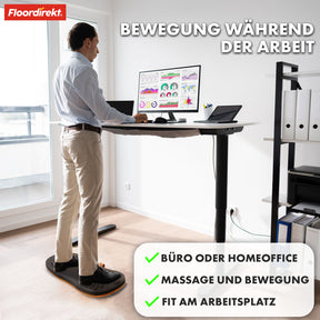 Balance Board | Hawaii | Anti-fatigue mat for standing desks in the office & home office | Workplace mat available in two versions