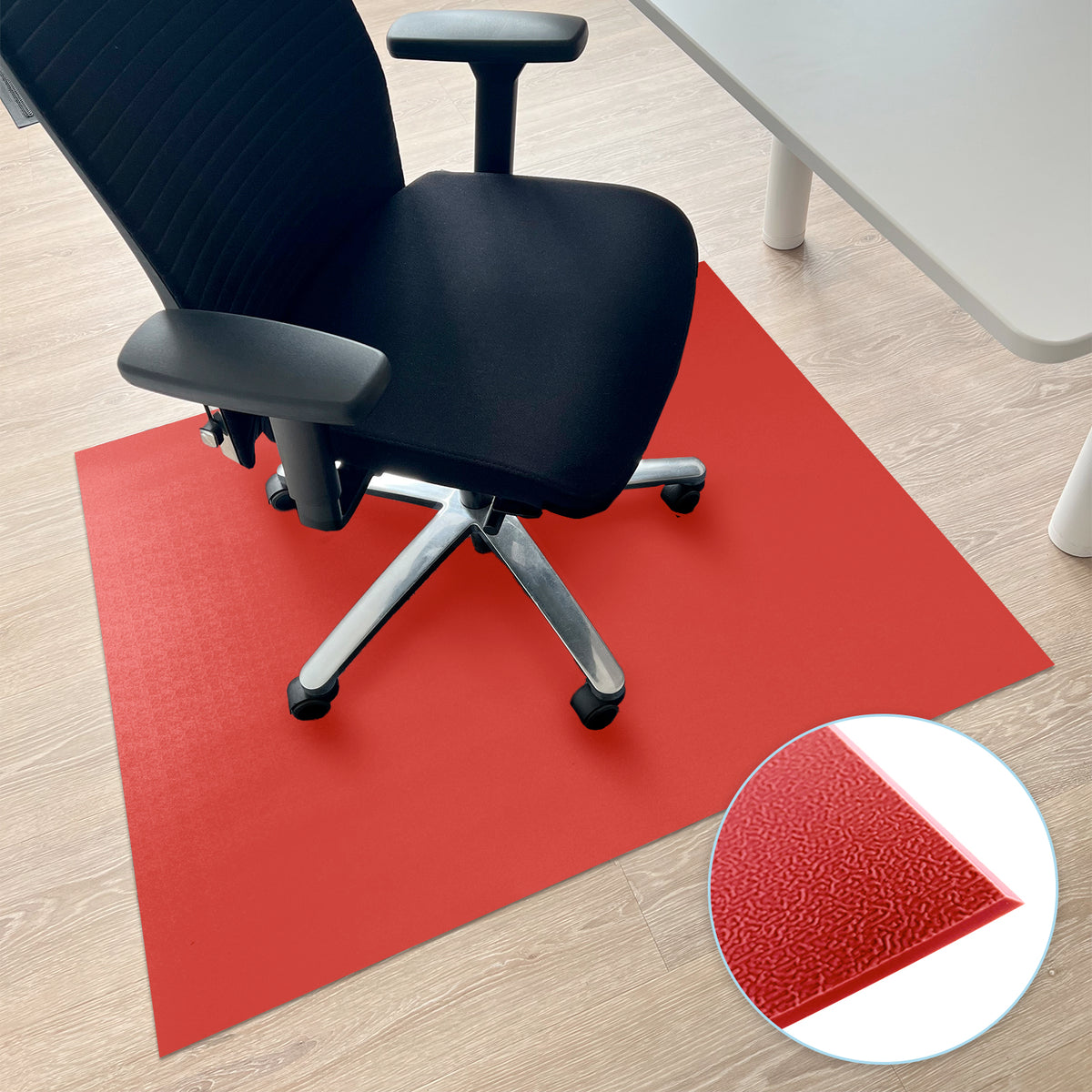 Floor protection mat with bevelled edge in various colours | Kleopatra | Optimum protection for your floors | In many sizes and colours