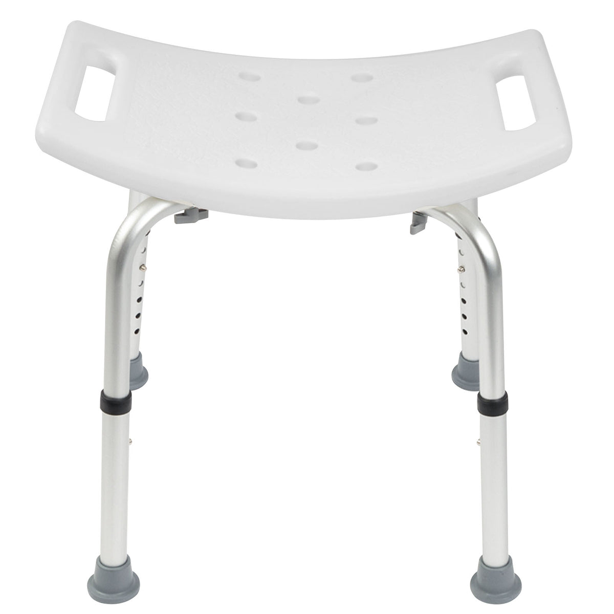 Shower and bath stool Noah Plus | Height-adjustable | Non-slip rubber feet | Load capacity up to 136 kg