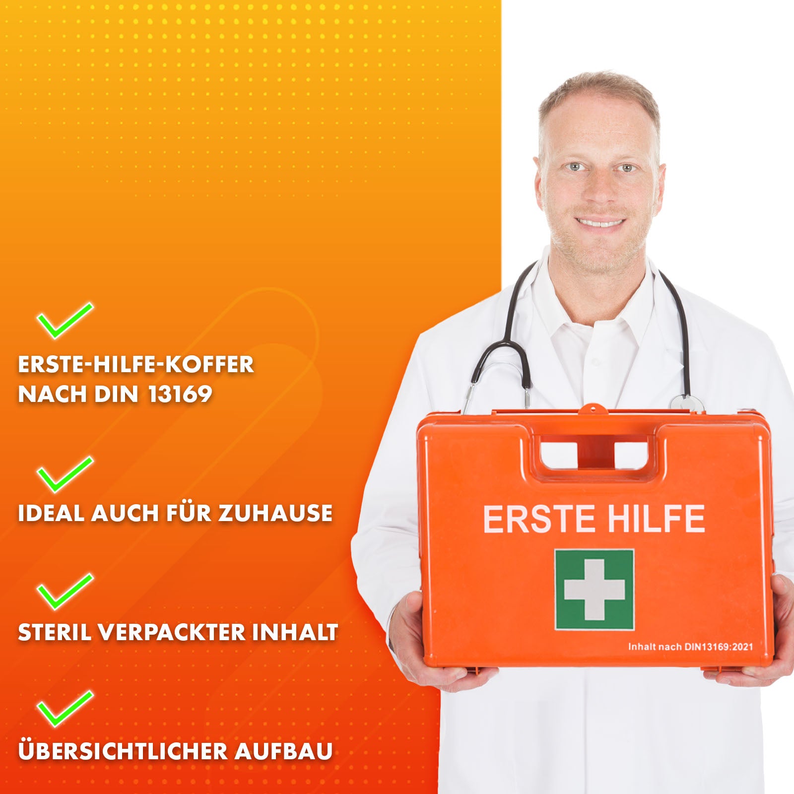 First Aid Kit | Large | DIN 13169 | Commercial, For Large Businesses