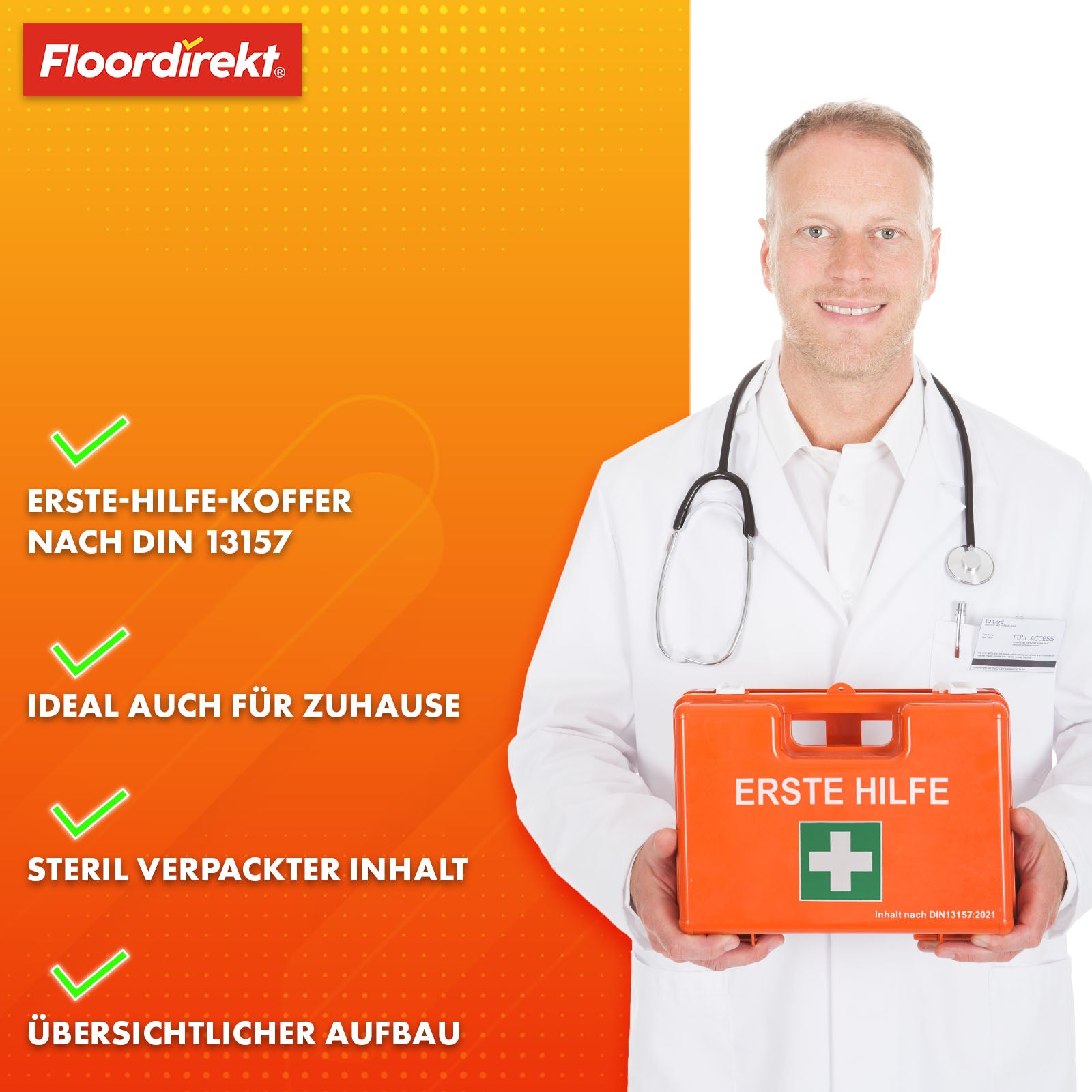 First Aid Kit | Small | DIN 13157 | For Small Businesses