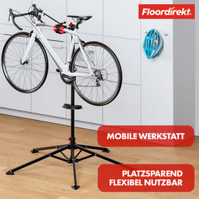 Bicycle assembly stand | Lois | Height-adjustable and customisable | Load capacity up to 30 kg