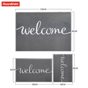 Entrance doormat | Vinyl spaghetti mat | In two colours, with or without print