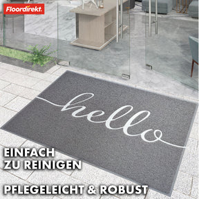 Entrance doormat | Vinyl spaghetti mat | In two colours, with or without print