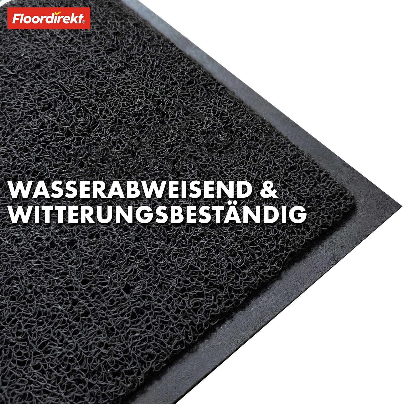 Entrance doormat | Vinyl spaghetti mat | In two colours, with or without print