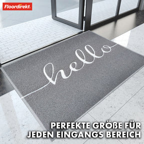 Entrance doormat | Vinyl spaghetti mat | In two colours, with or without print