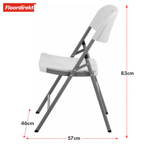 Folding chair | Okinawa | Robust and comfortable chair for indoor and outdoor use | Set of 2