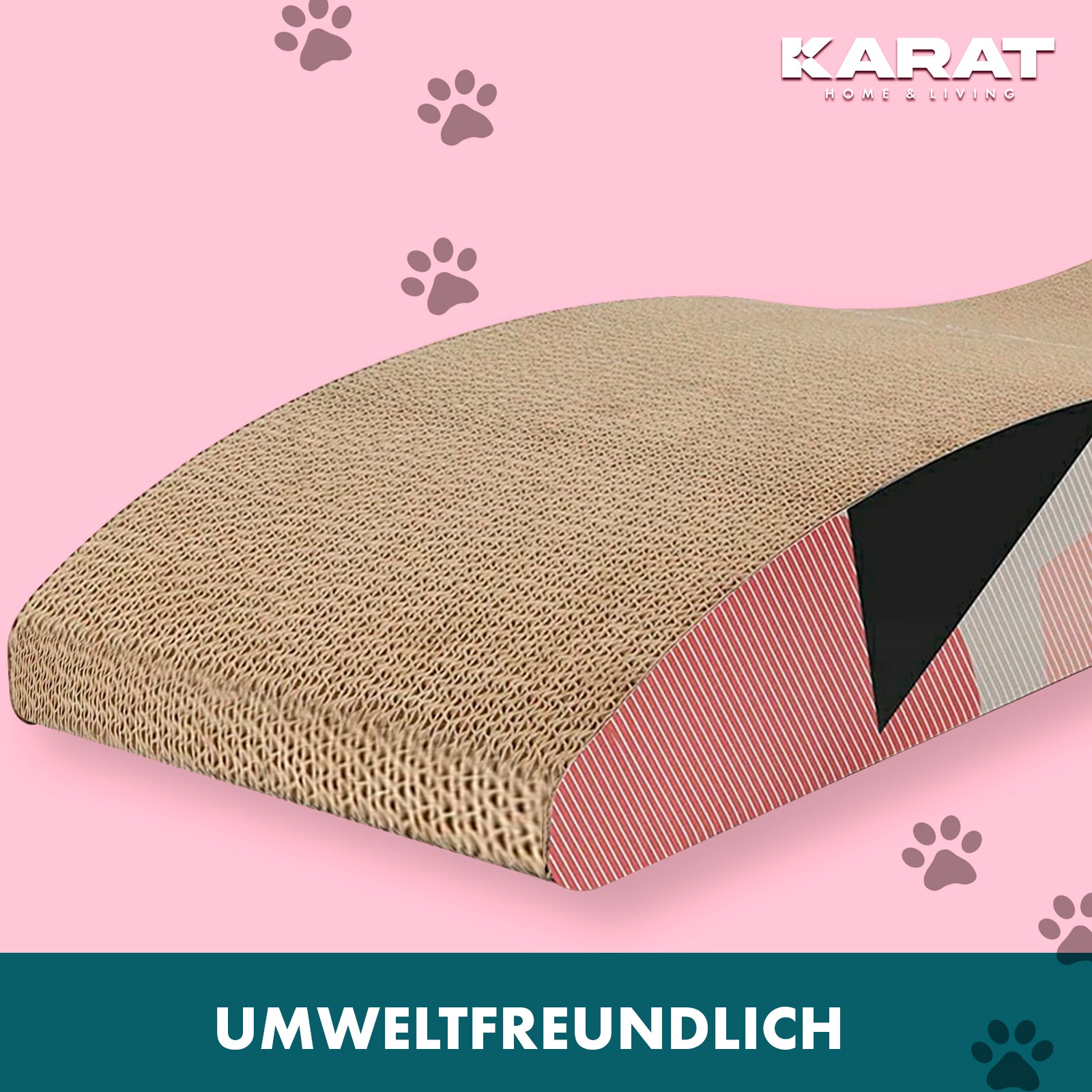 Scratching board for cats | Scratching furniture made of quality cardboard | Scratching board in three designs