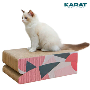 Scratching board for cats | Scratching furniture made of quality cardboard | Scratching board in three designs