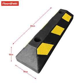 Car park barrier | Teton | Robust, visible barrier for safe parking | 55 x 10 x 15 cm