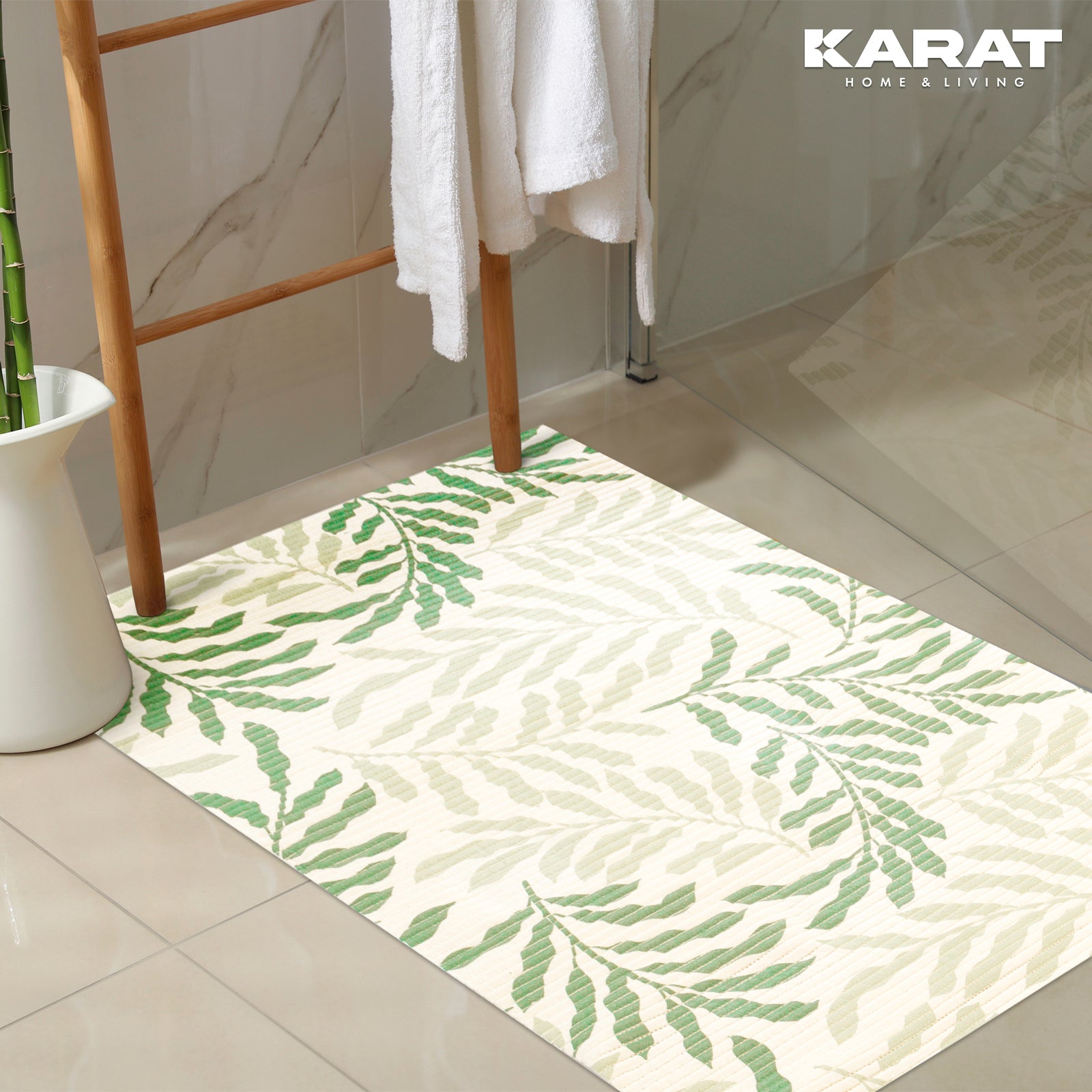 Customised soft foam bath mat | Reef | Water-repellent non-slip mat | Available in many designs