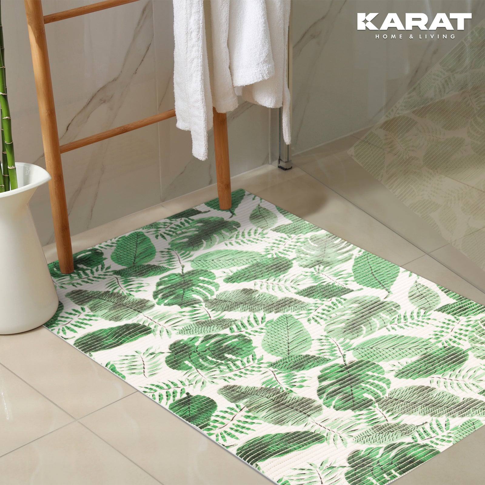 Customised soft foam bath mat | Reef | Water-repellent non-slip mat | Available in many designs