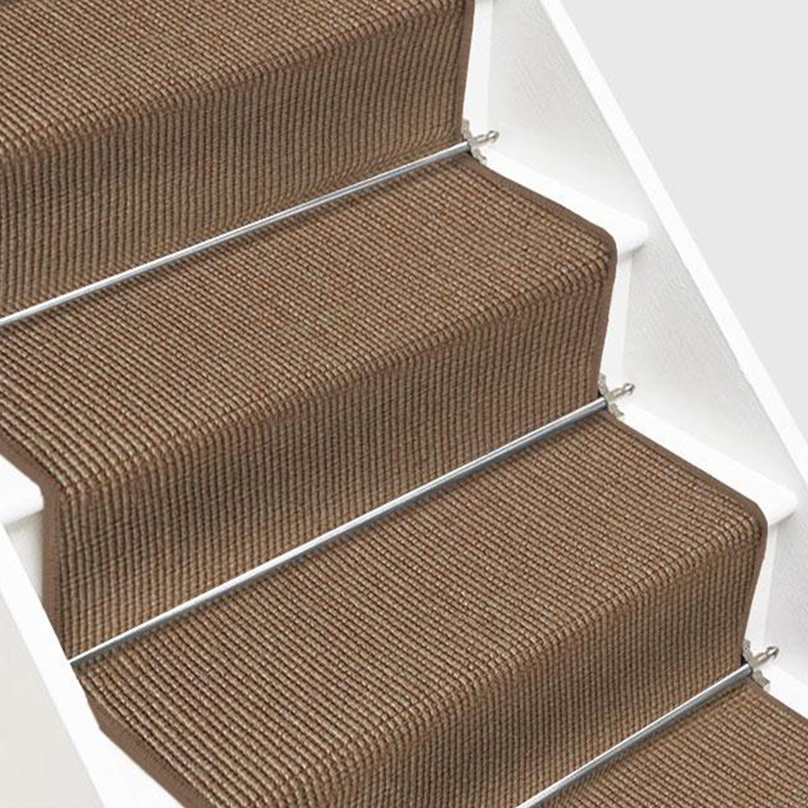 ✂ Sisal Stair Carpet Mat | Customised Size | Sylt | Stair Protector for Indoor Areas