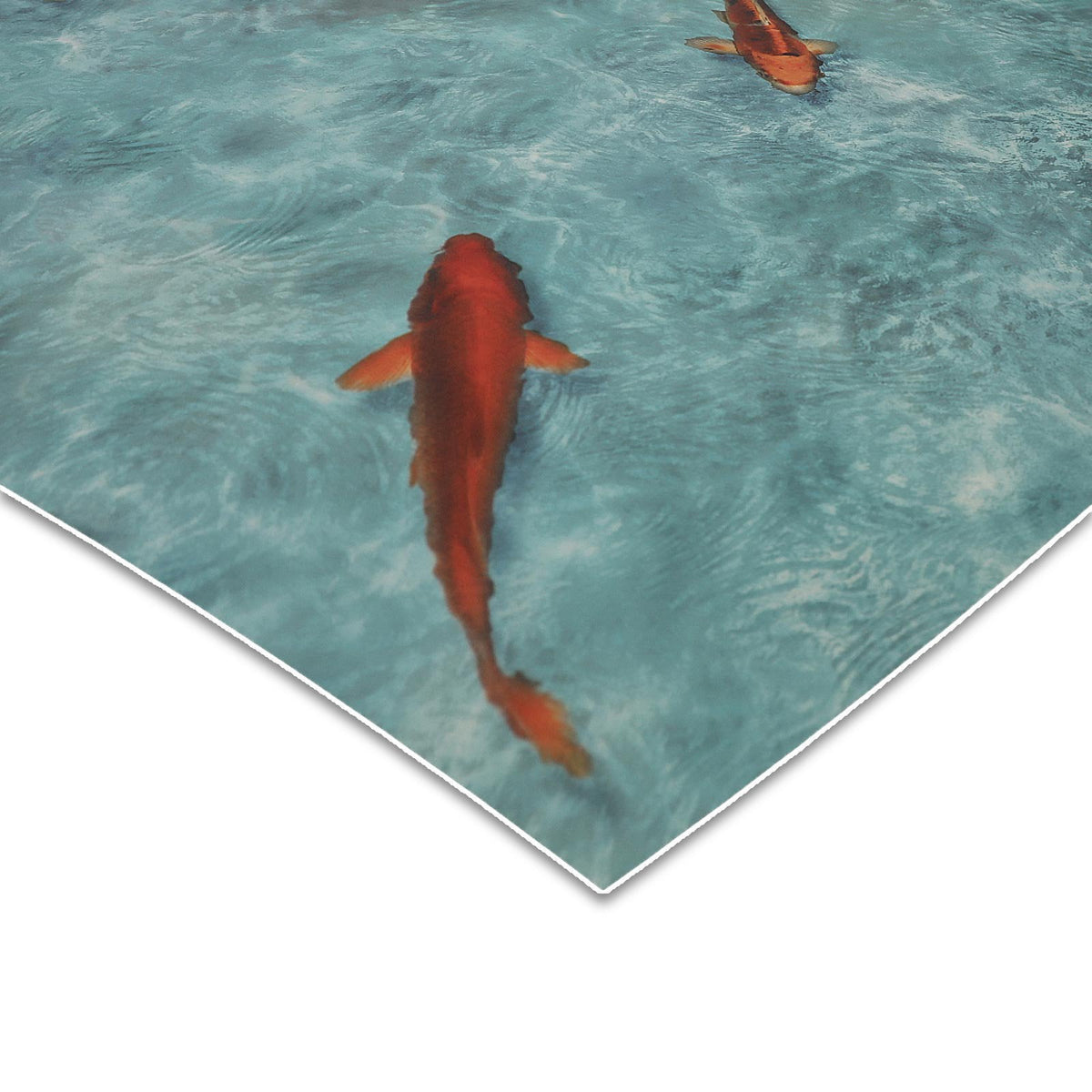 ✂ 3D CV Cushioned Vinyl Flooring | Koi | Extra Scratch Resistant PVC Flooring