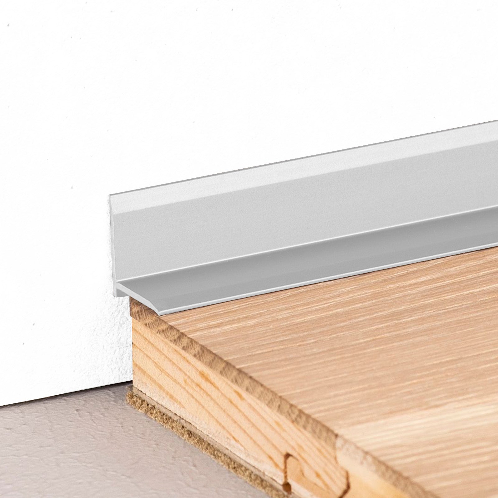 Aluminium Wall Skirting Profile | For Doors and Windows | Self-adhesive