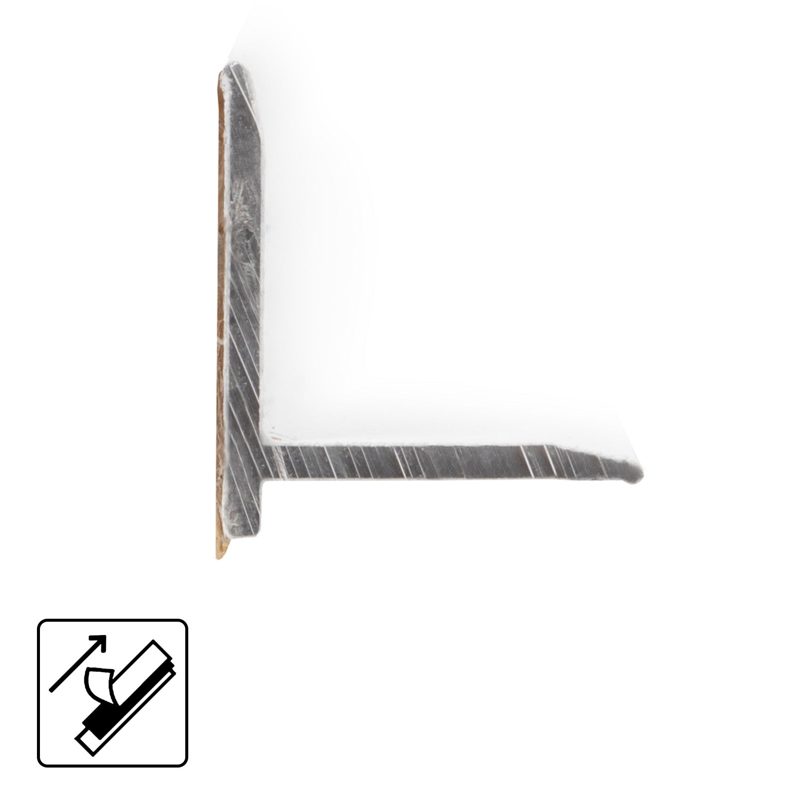 Aluminium Wall Skirting Profile | For Doors and Windows | Self-adhesive