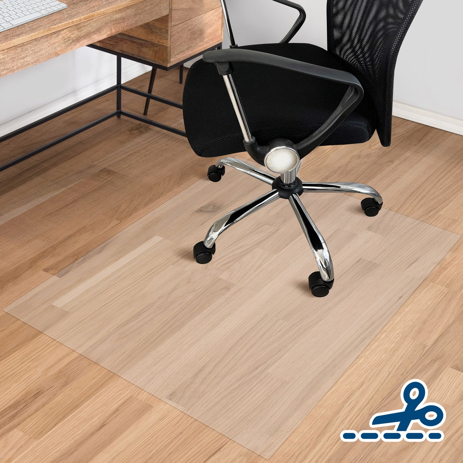 ✂ Chair Mat for Hard Floors | NEO Premium | Semi-transparent