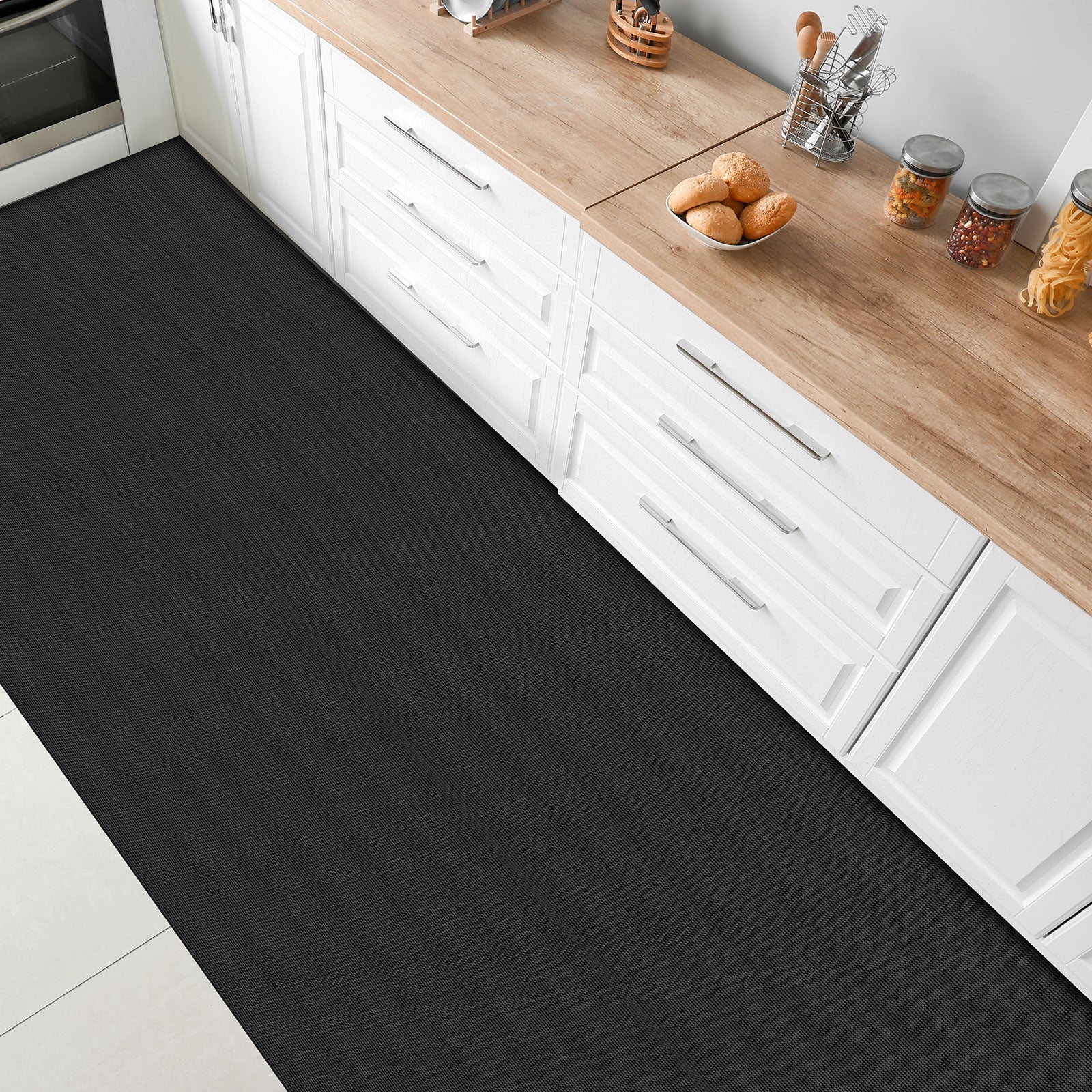 ✂ Kitchen Runner Lucca | Vinyl Hallway Rug | Non-slip | Easy Care | Customised Size