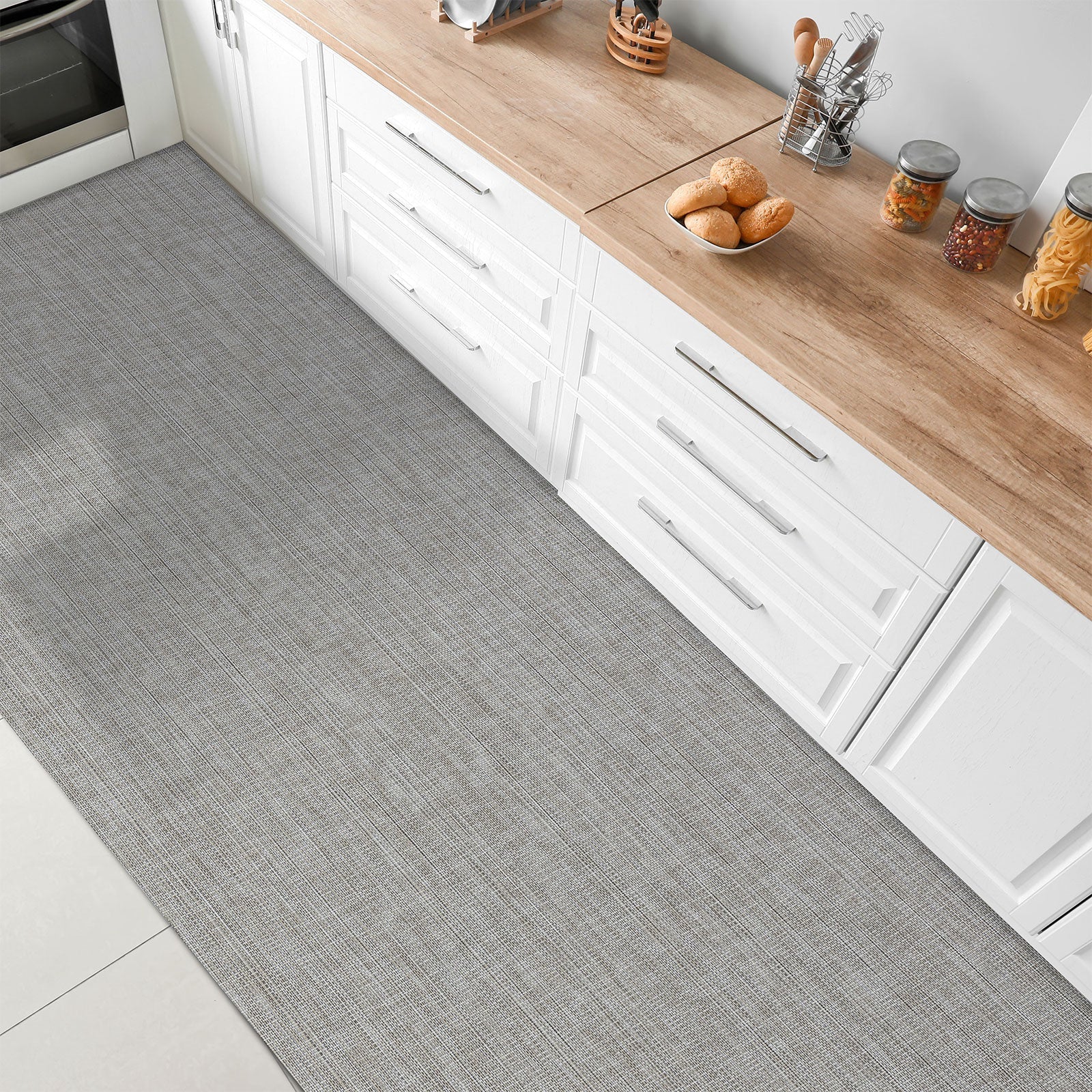 ✂ Kitchen Carpet Matera | Vinyl Hallway Runner | Non-slip | Easy Care | Customised Size