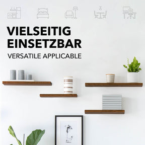 Floating Wall Shelf | Stockholm | Wall Mounted | Elegant