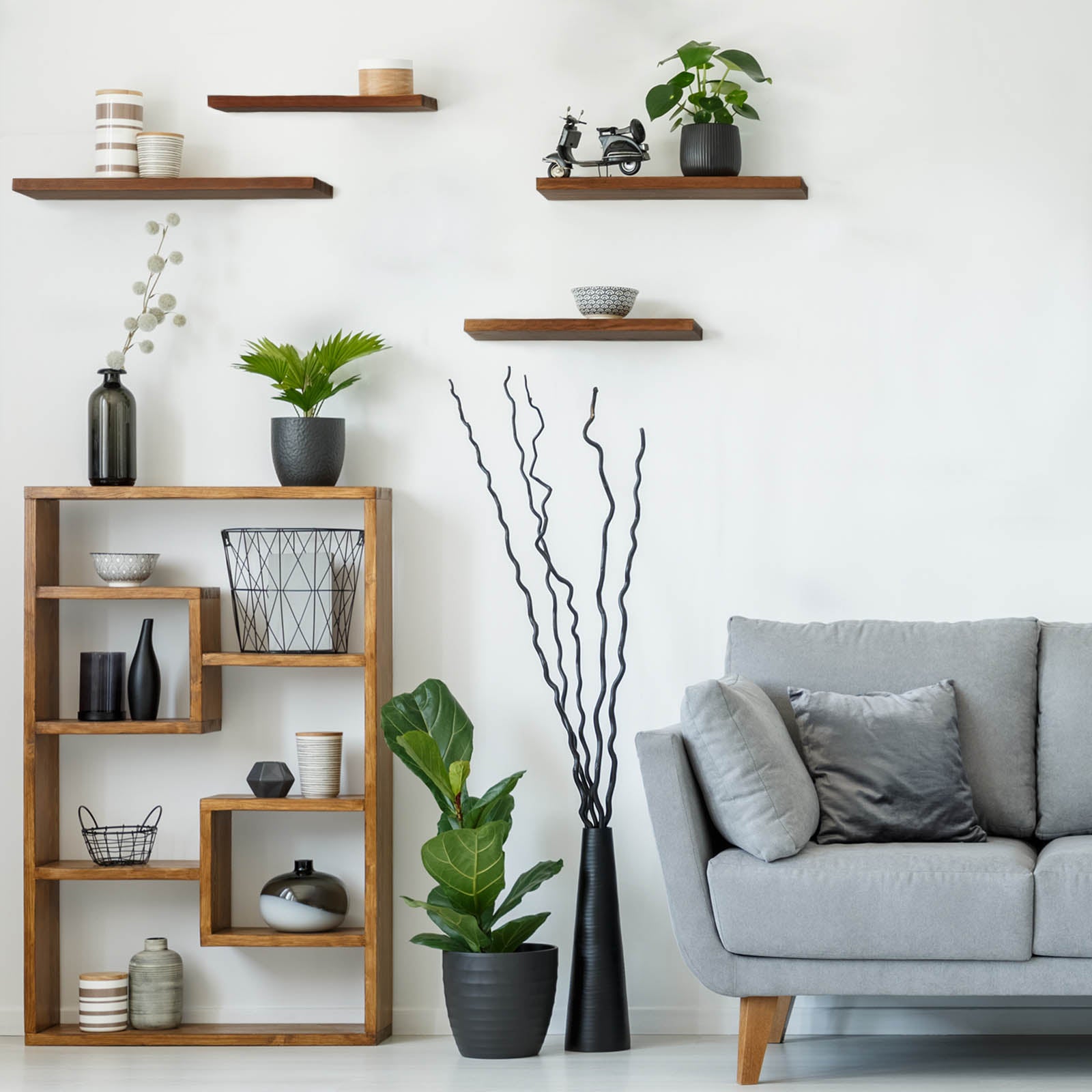 Floating Wall Shelf | Stockholm | Wall Mounted | Elegant