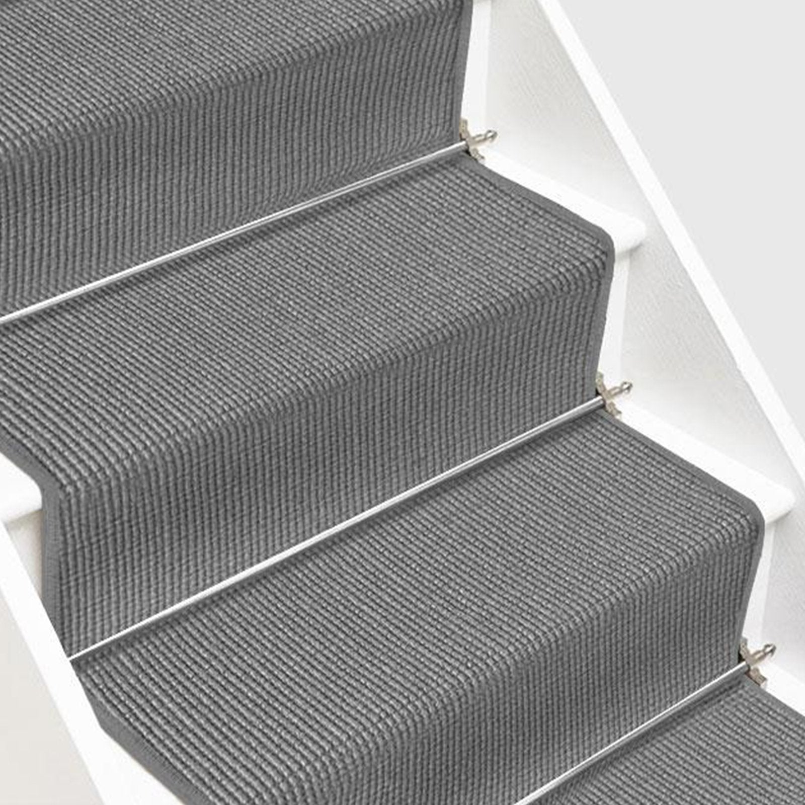 ✂ Sisal Stair Carpet Mat | Customised Size | Sylt | Stair Protector for Indoor Areas